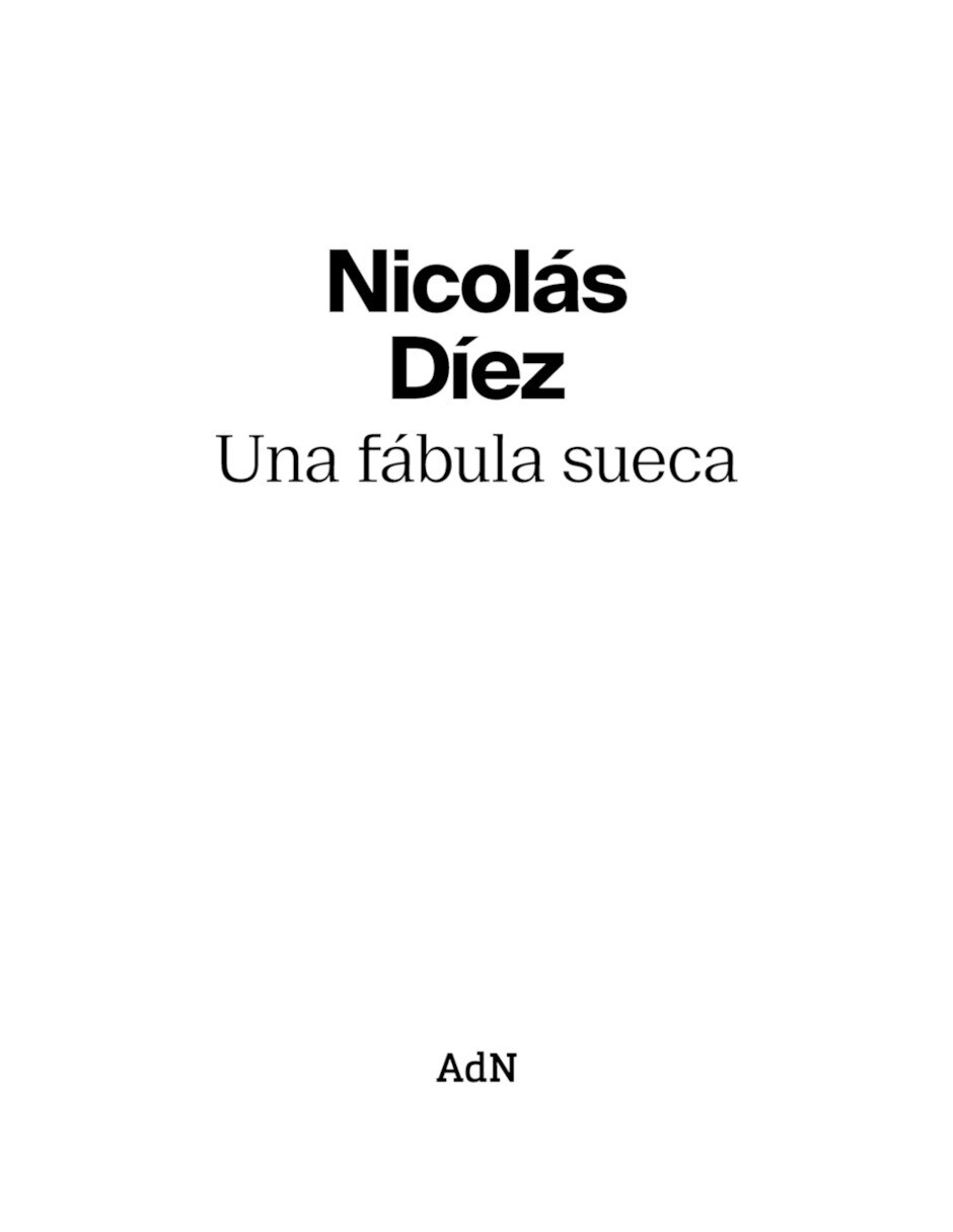 Libro Una fábula sueca de Díez Nicolás 2
