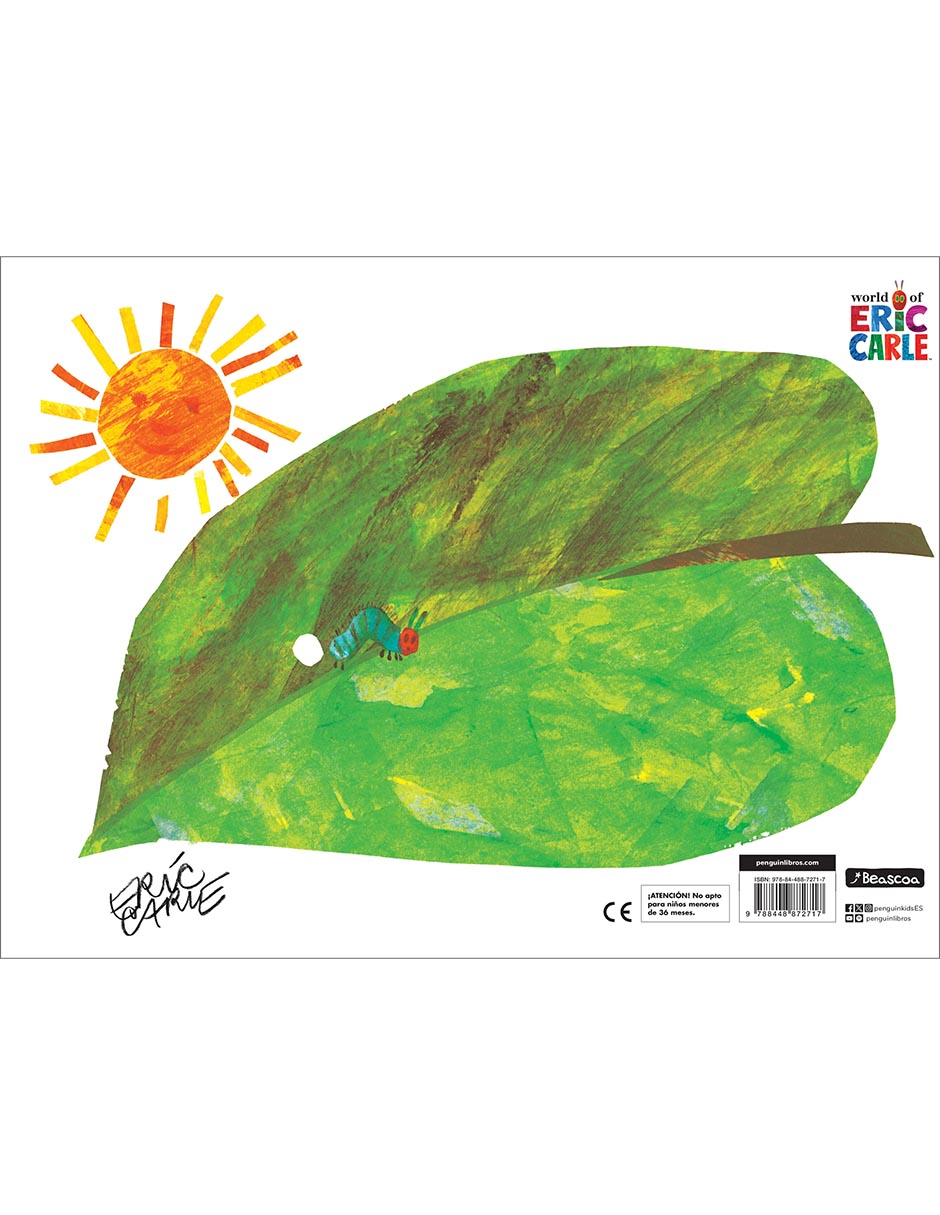 Libro La pequeña oruga glotona de Eric Carle 2