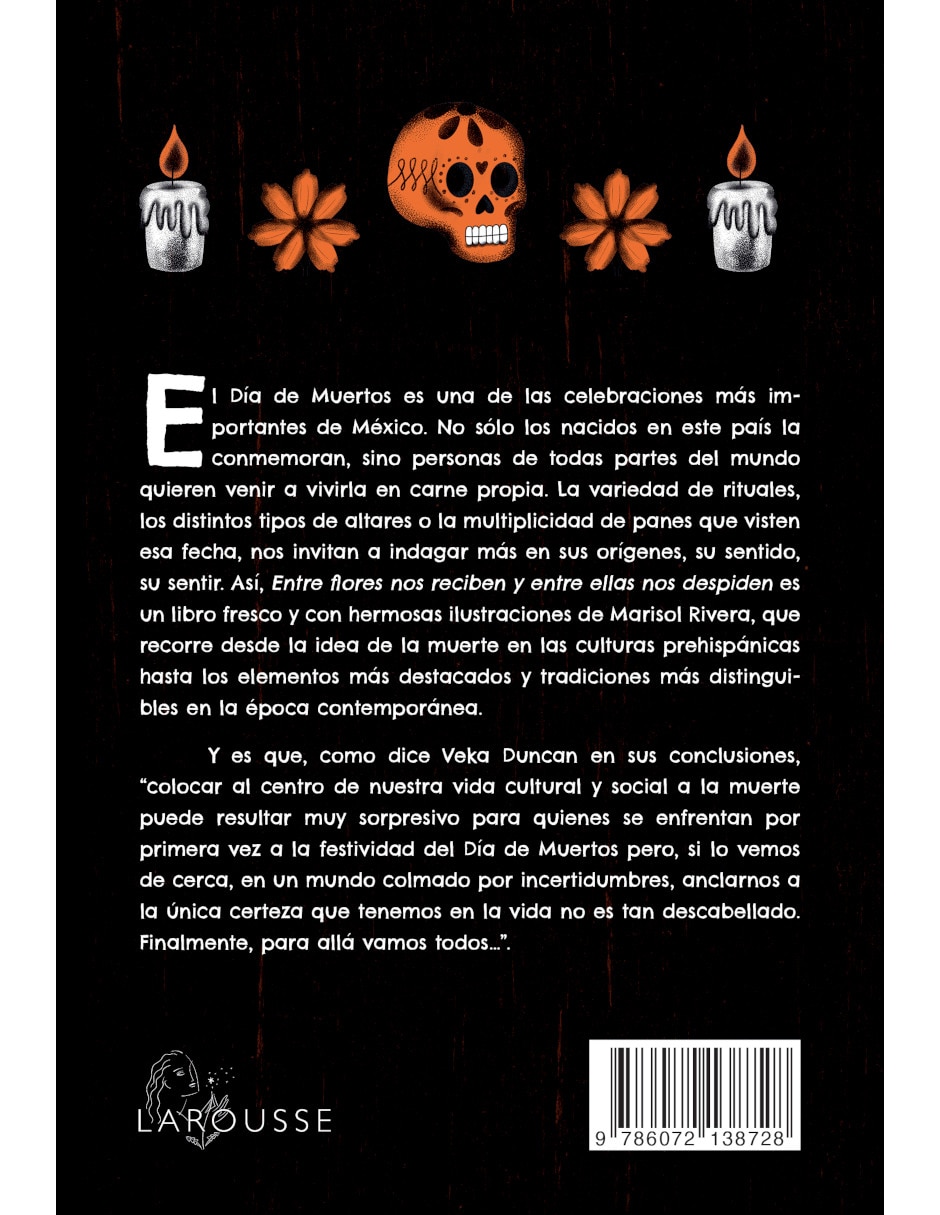 Libro entre flores nos reciben y entre ellas nos despiden de duncan veka
