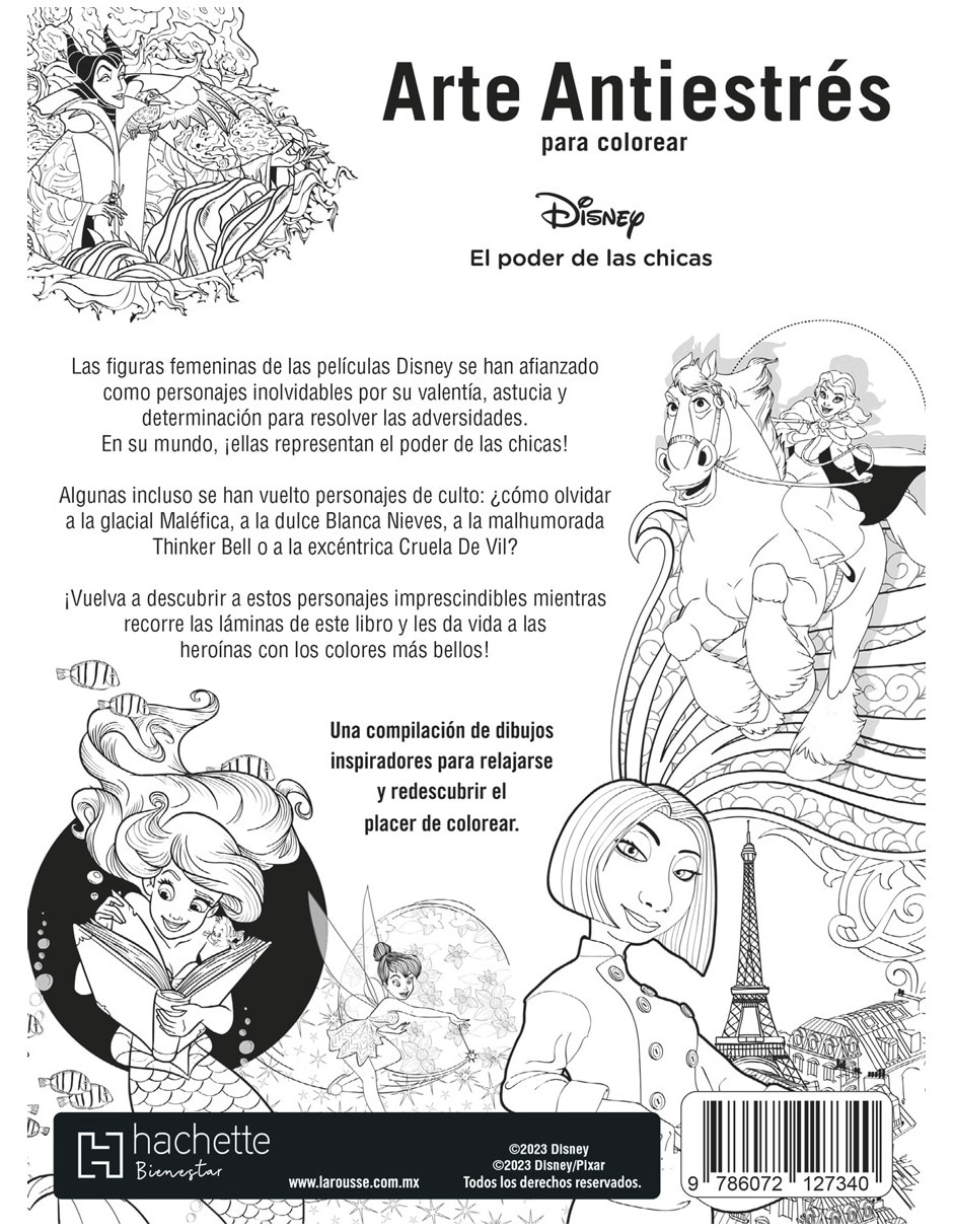 Libro Mini Arte Antiestrés: El poder de las chicas de Ediciones Larousse México 2
