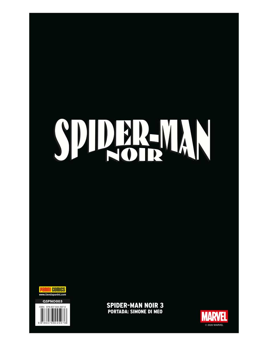 Cómic spider man noir #3 2