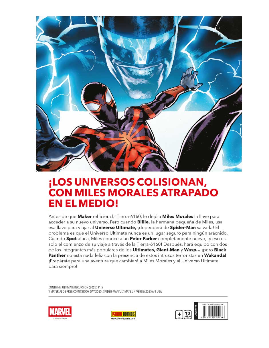 Cómic ultimate incursión 2
