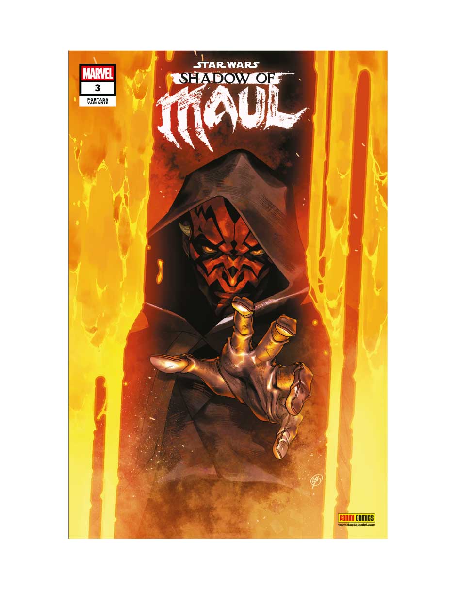 Cómic star wars shadow of darth maul #3 variante