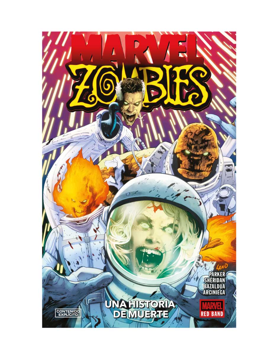 Cómic marvel zombies red
