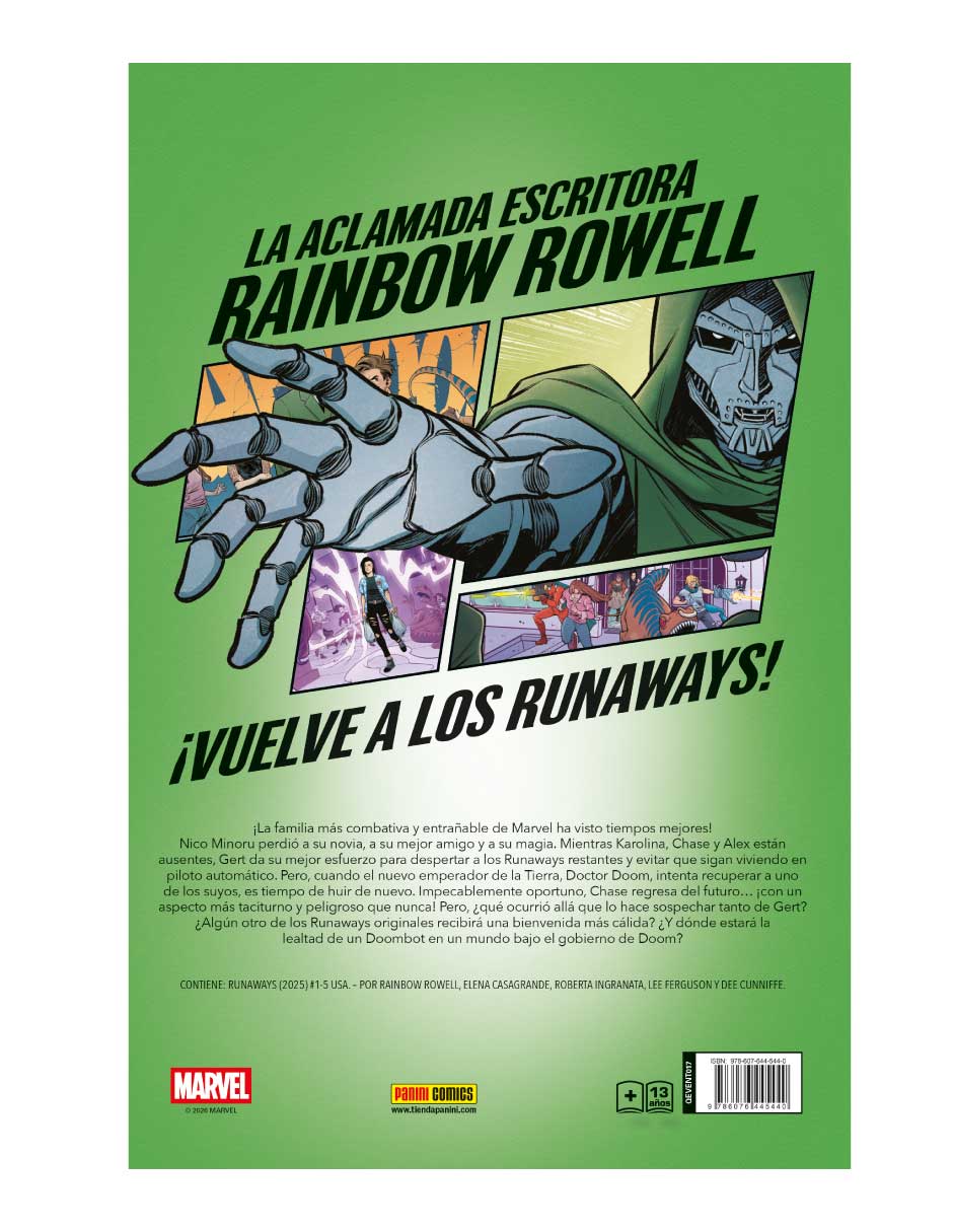 Cómic runaways 2