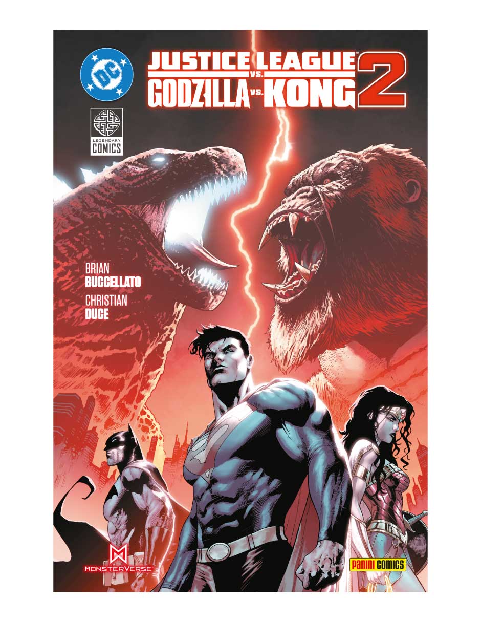 Cómic justice league vs godzilla vs kong