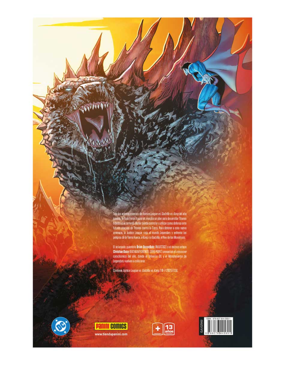 Cómic justice league vs godzilla vs kong 2
