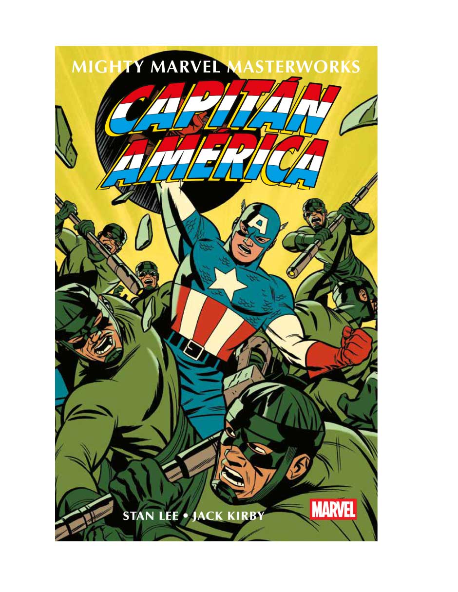 Cómic marvel masterworks capitán américa