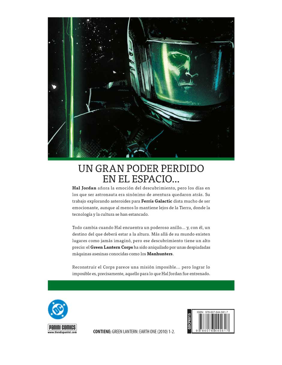 Cómic green lantern earth one (dc pocket) 2