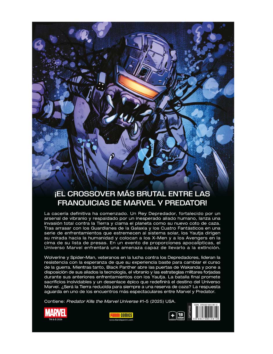 Cómic predator mata al universo marvel 2