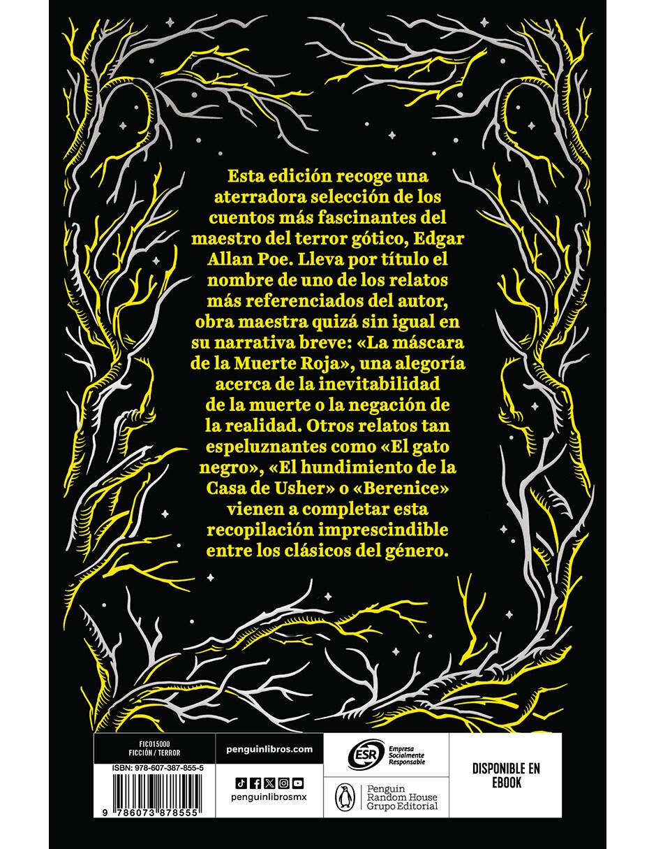 Libro LA MÁSCARA DE LA MUERTE ROJA Y OTROS CUENTOS GÓTICOS de EDGAR ALLAN POE 2