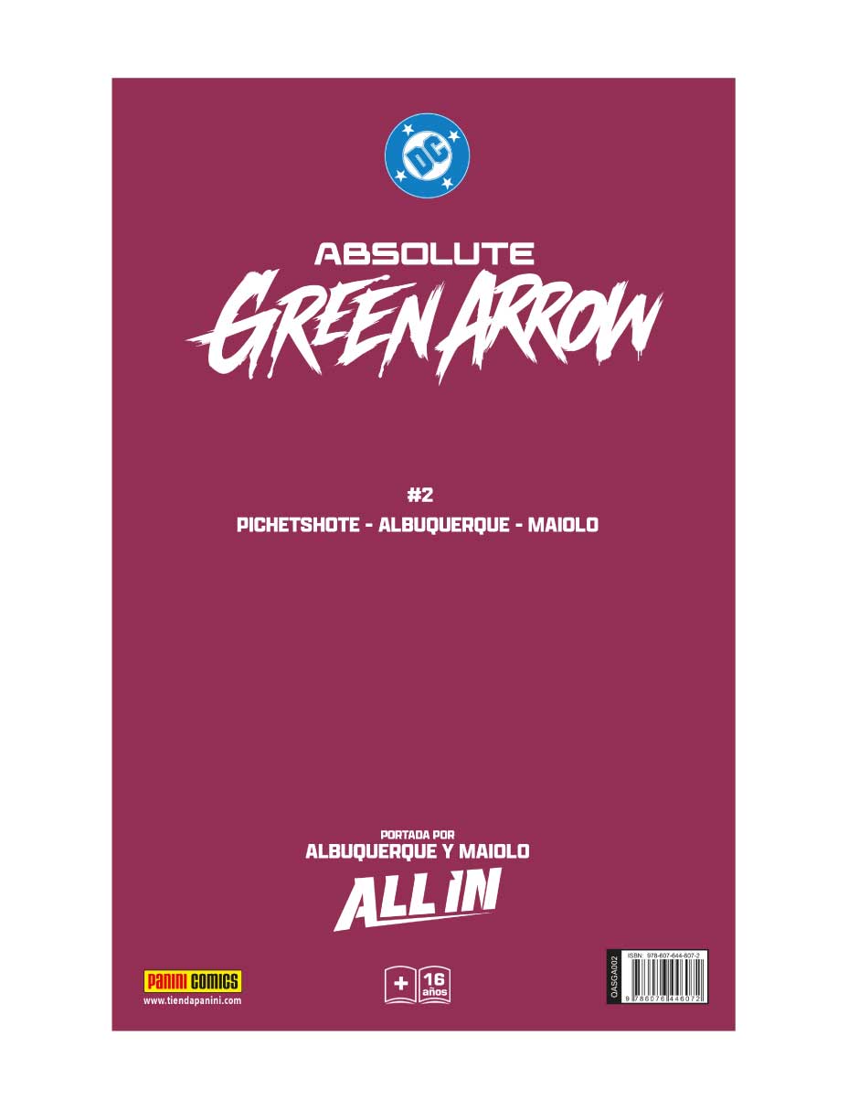 Cómic absolute green arrow #2 2