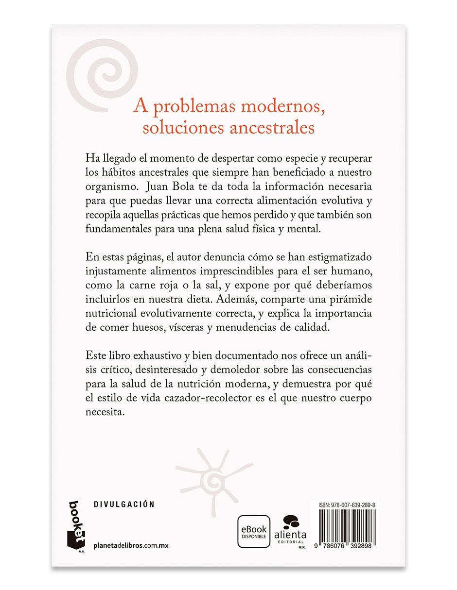 Libro Nutrición Evolutiva De Juan Bola