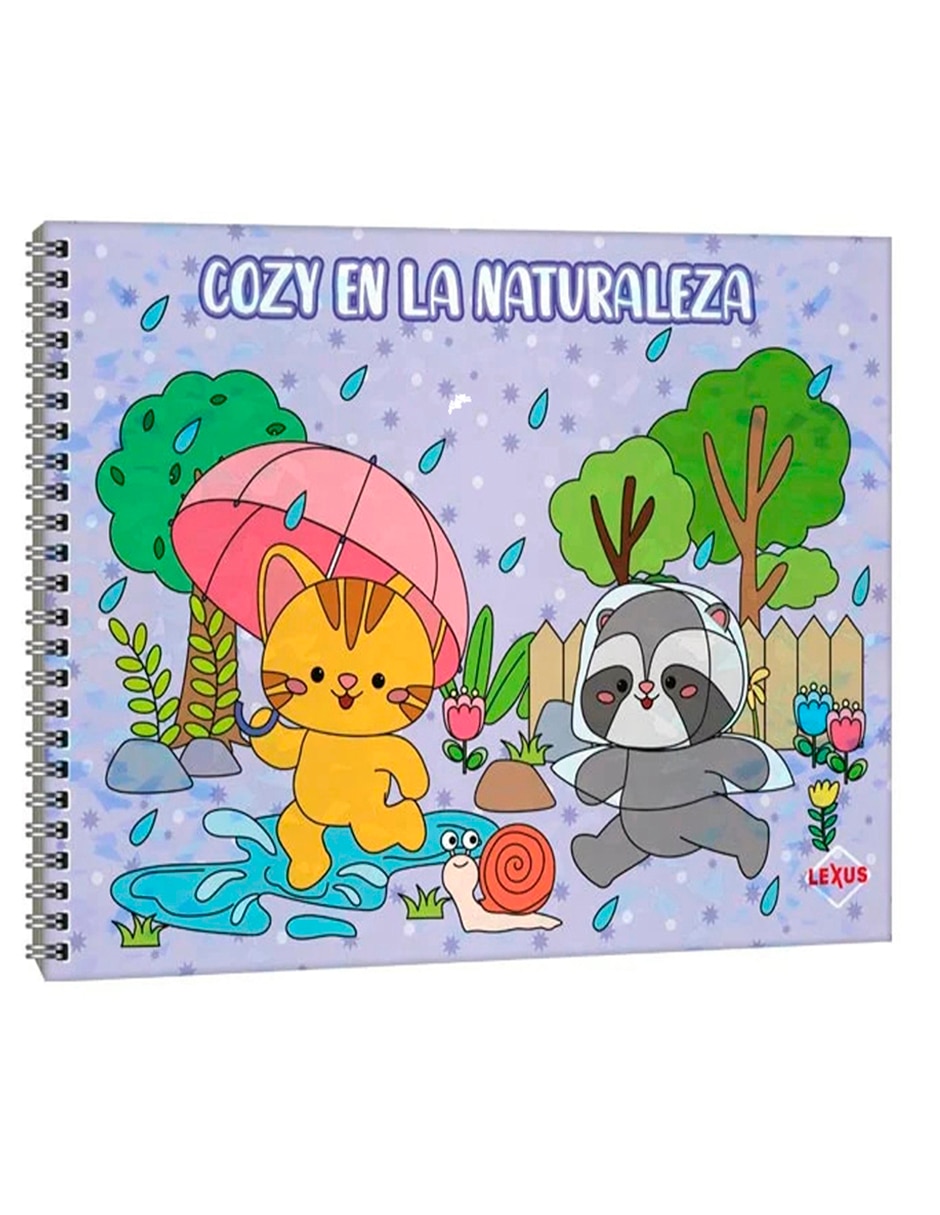 Libro Para Colorear Cozy En La Naturaleza Libro Para Colorear Cozy En La Naturaleza