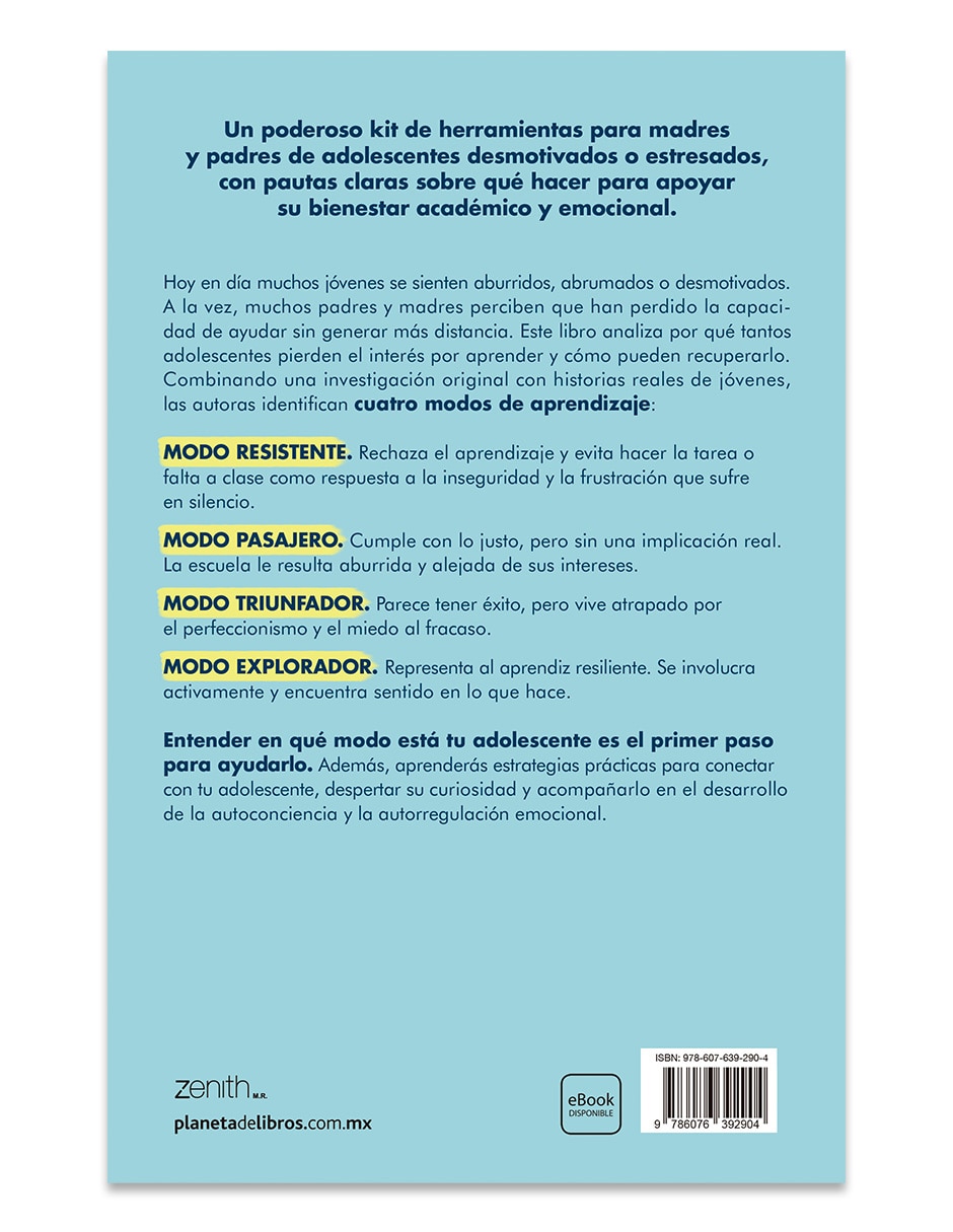 Libro El Adolescente Desmotivado De Jenny Anderson