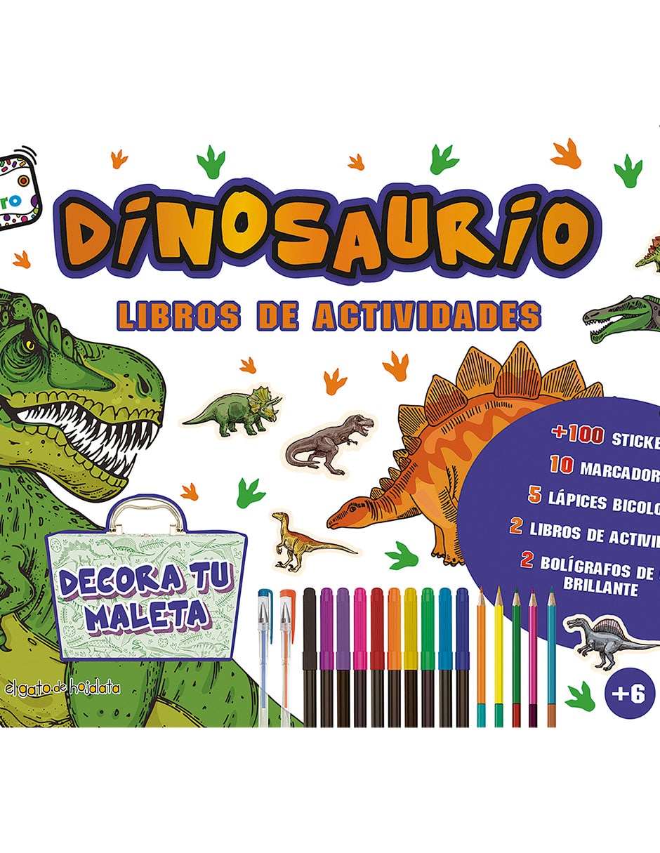Libro KIT VIAJERO PARA COLOREAR: DINOSAURIOS de EDITORIAL GUADAL Libro KIT VIAJERO PARA COLOREAR: DINOSAURIOS de EDITORIAL GUADAL