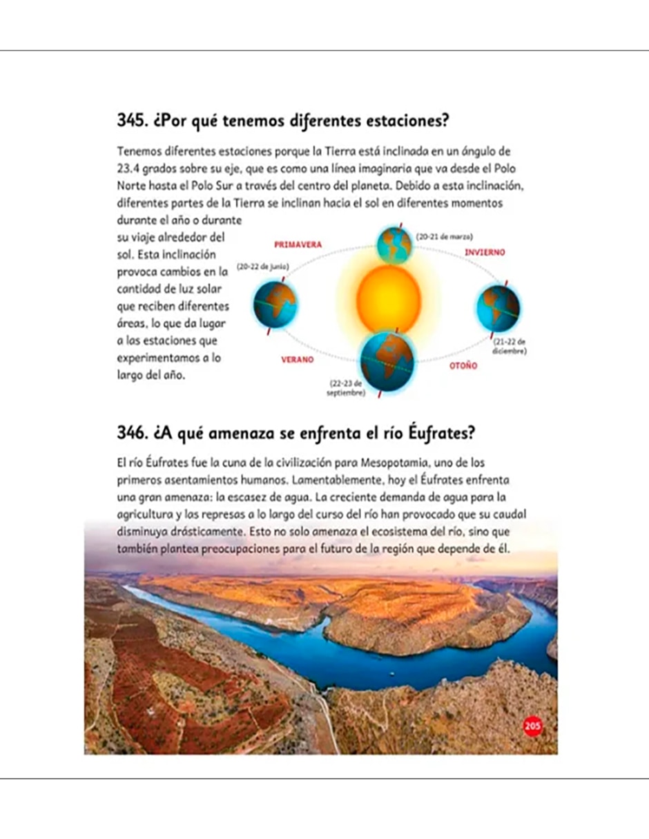 Libro 365 Preguntas y Respuestas Curiosas sobre Naturaleza, Espacio y Océanos de VARIOS 2