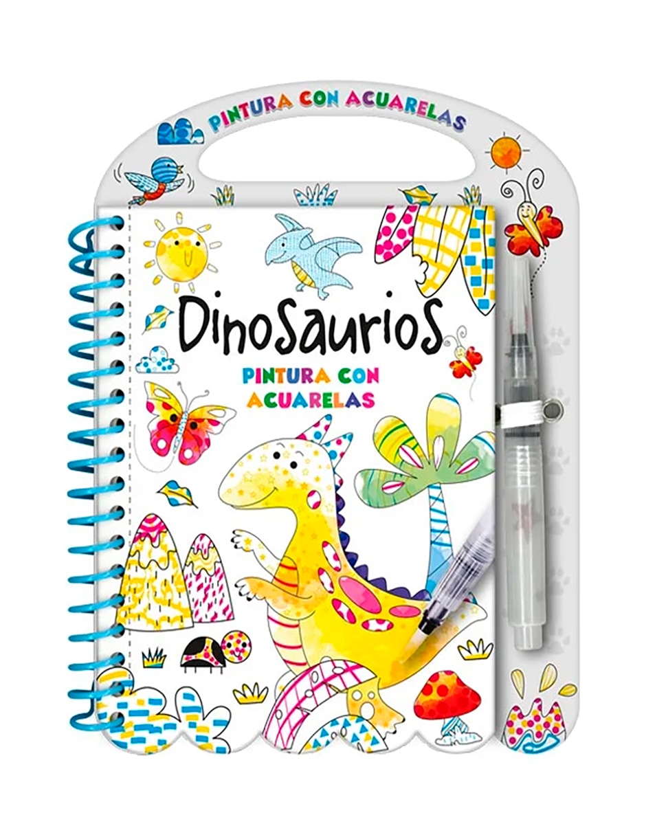 Libro Pintura con Acuarelas – Dinosaurios de VARIOS