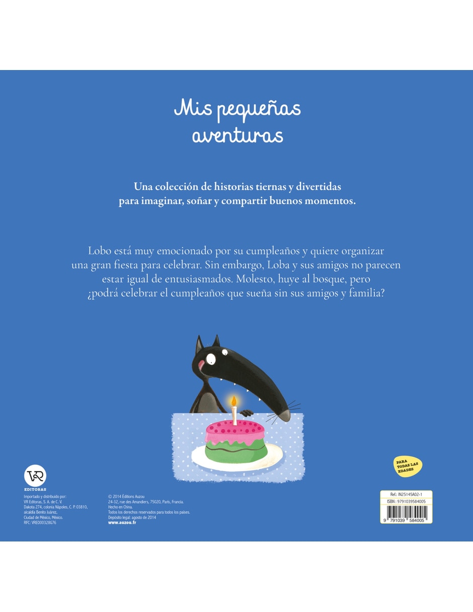 Libro El Lobo Que Celebra Su Cumpleaños De Lallemand Orianne 3