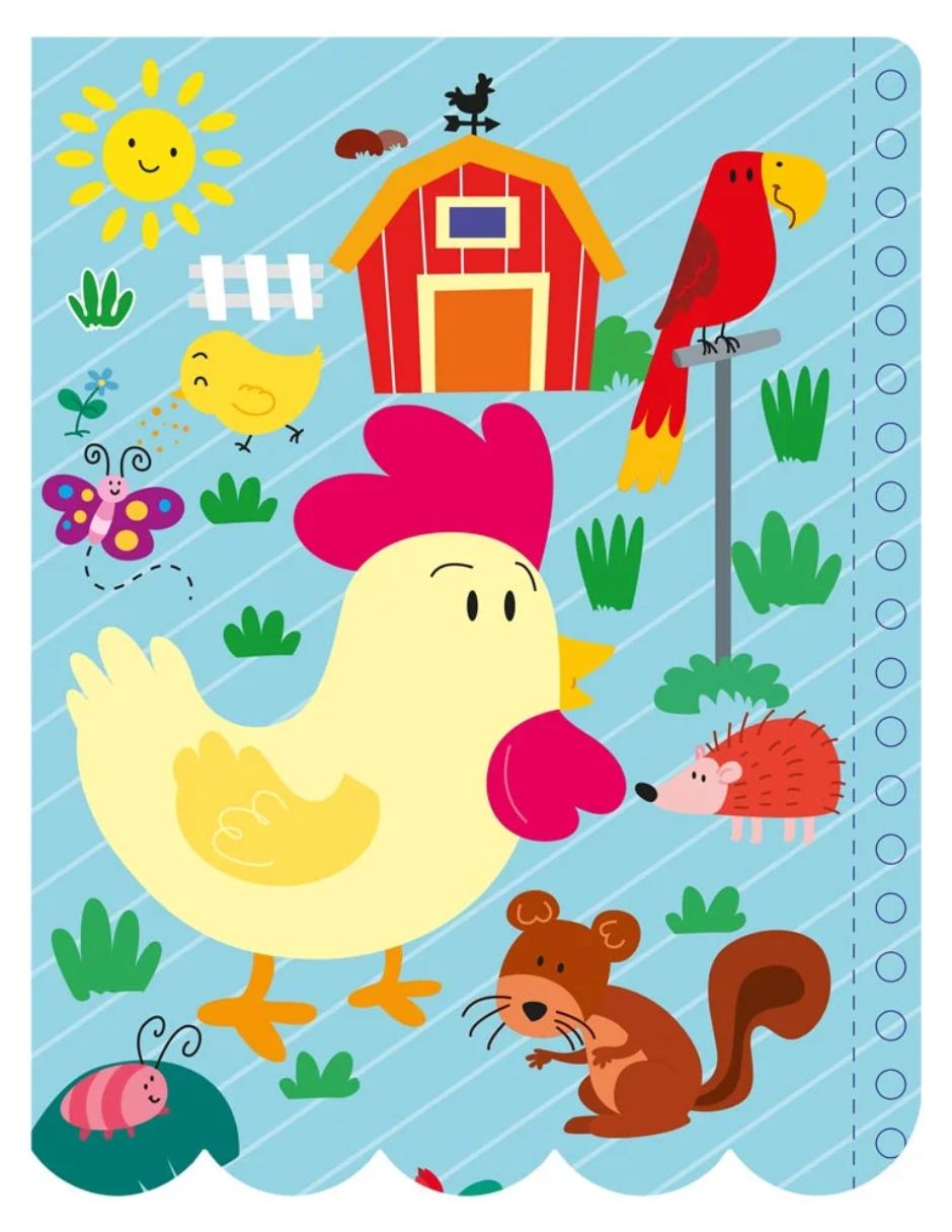 Libro Para Colorear Pintura Con Acuarelas – Granja 2