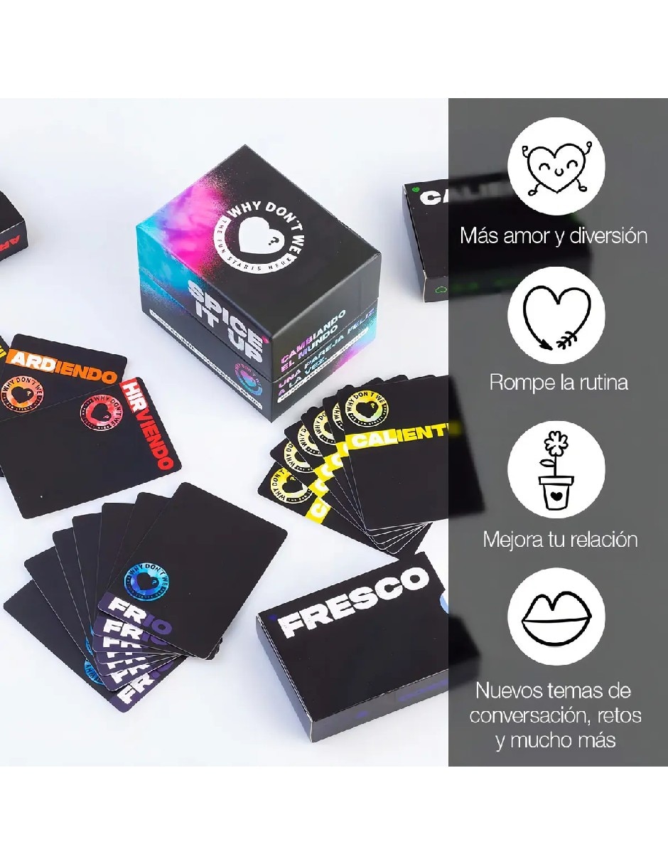 Juego de cartas en pareja spice it up 2
