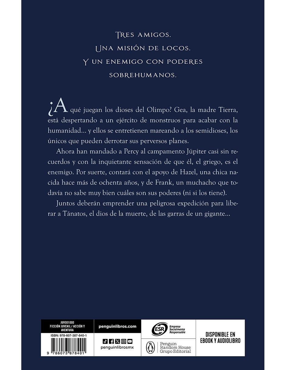 Libro El Hijo De Neptuno De Rick Riordan 2