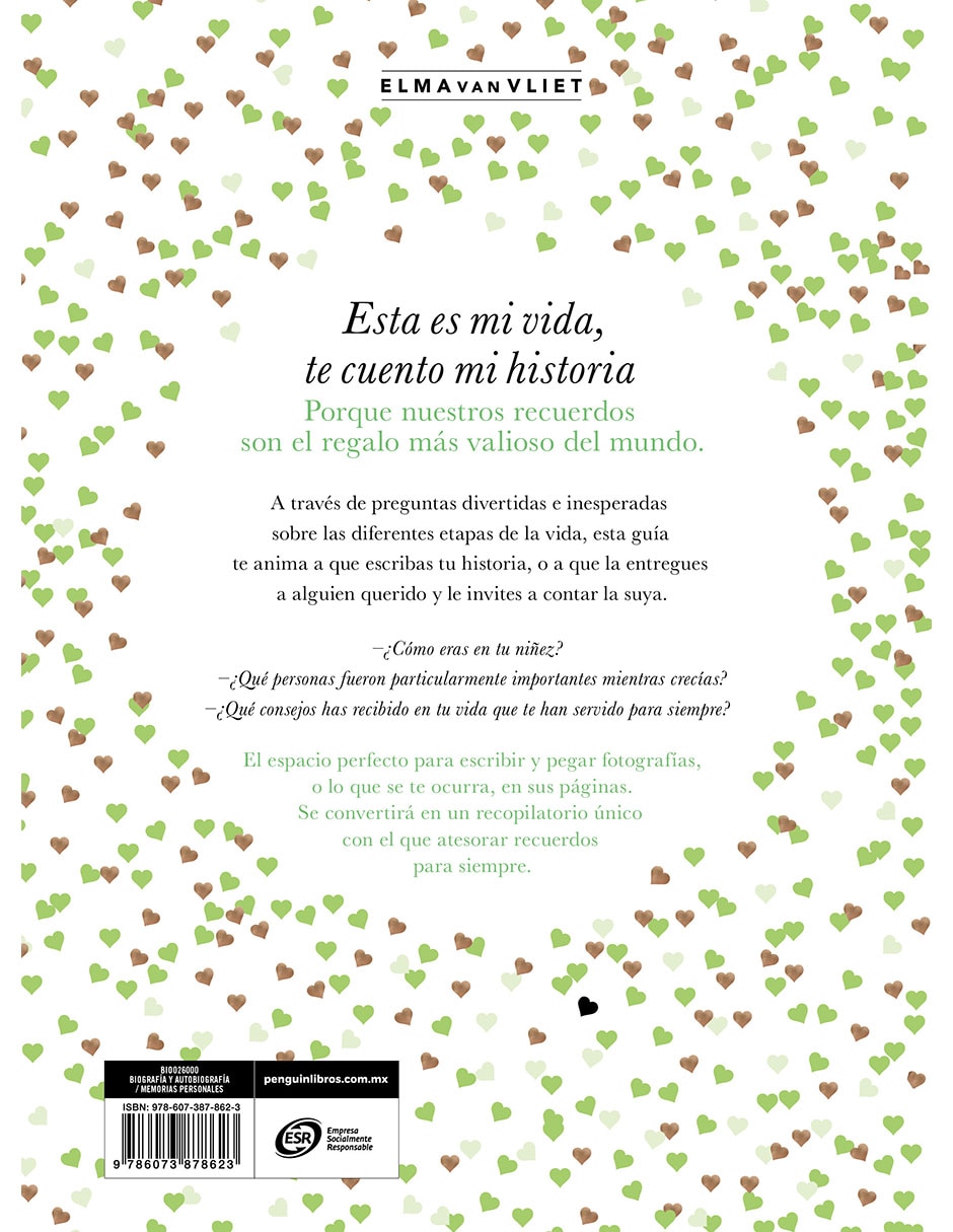Libro ESTA ES MI VIDA, TE CUENTO MI HISTORIA de ELMA VAN VLIET 2