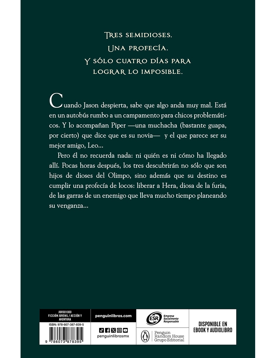 Libro El Héroe Perdido De Rick Riordan 2
