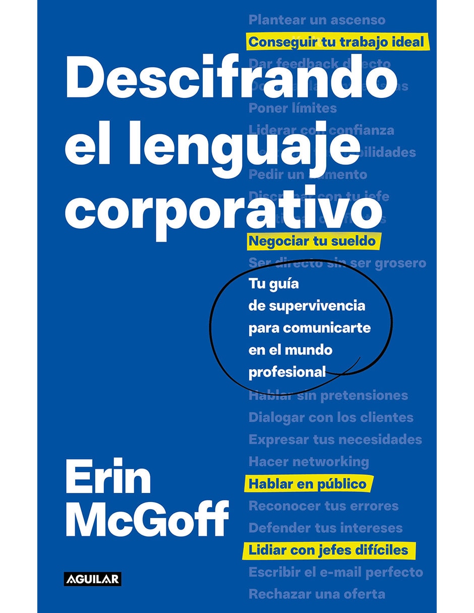 Libro Descifrando El Lenguaje Corporativo De Erin Mcgoff