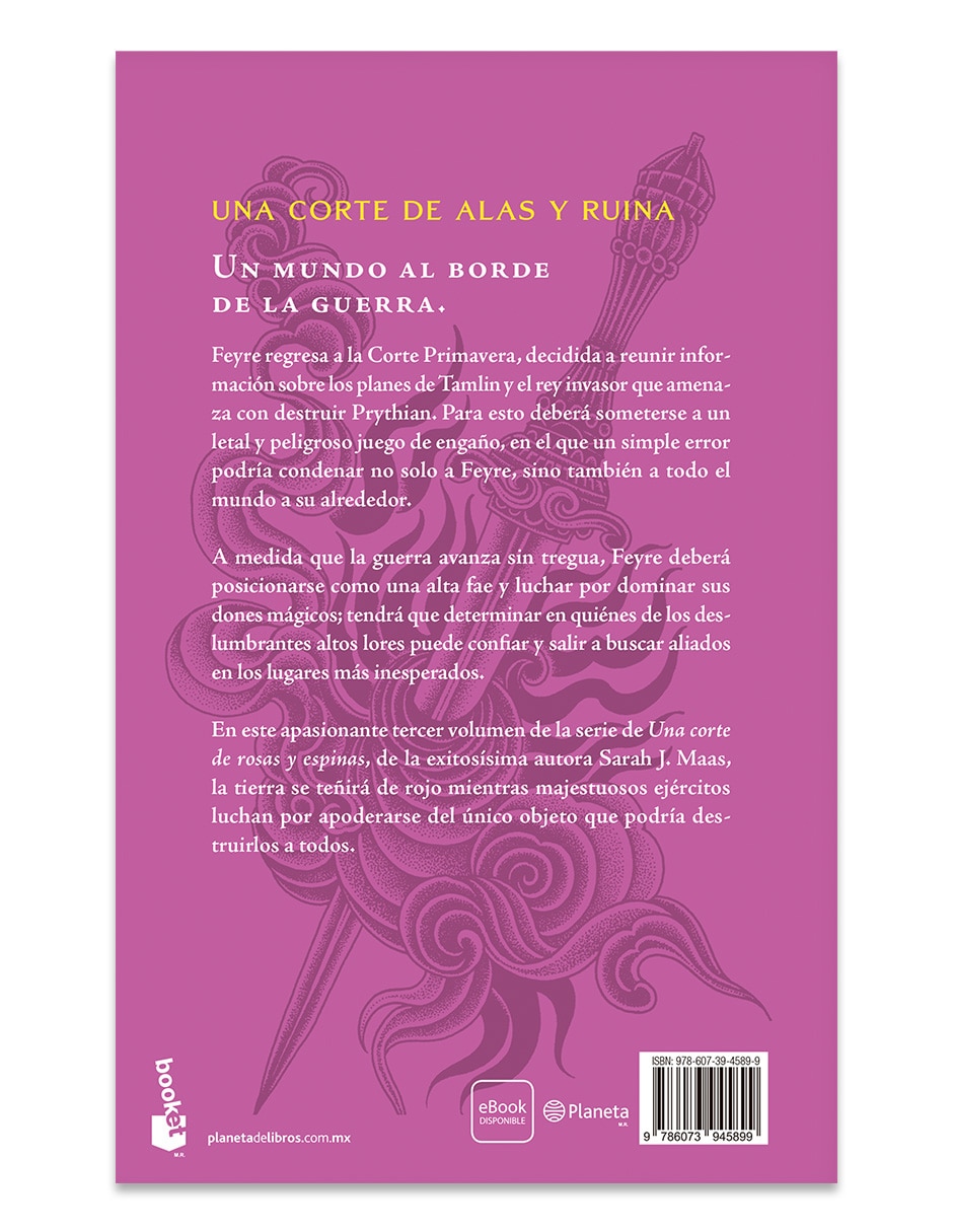Libro Una Corte De Alas Y Ruina De Sarah J Maas