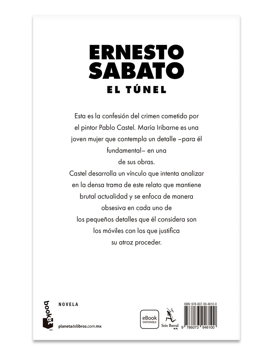 Libro El Túnel De Ernesto Sabato