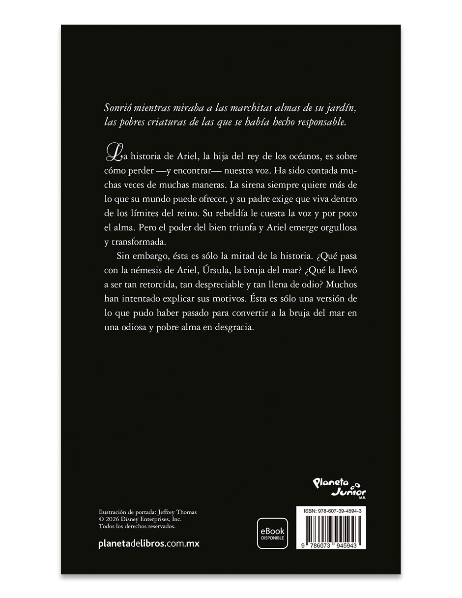 Libro Villanos Pobre Alma En Desgracia De Disney 2