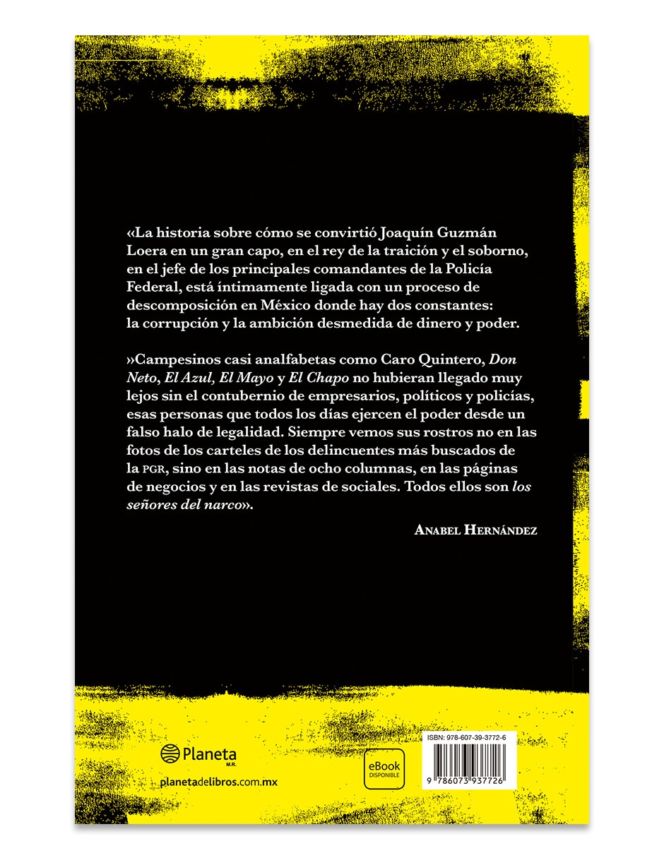 Libro Los Señores Del Narco De Anabel Hernández