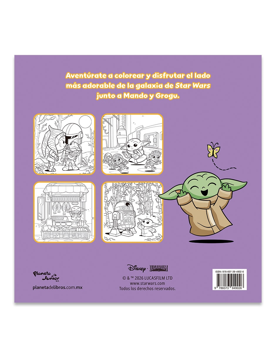 Libro Mando Y Grogu 2 Cozy Coloring De Lucasfilm L
