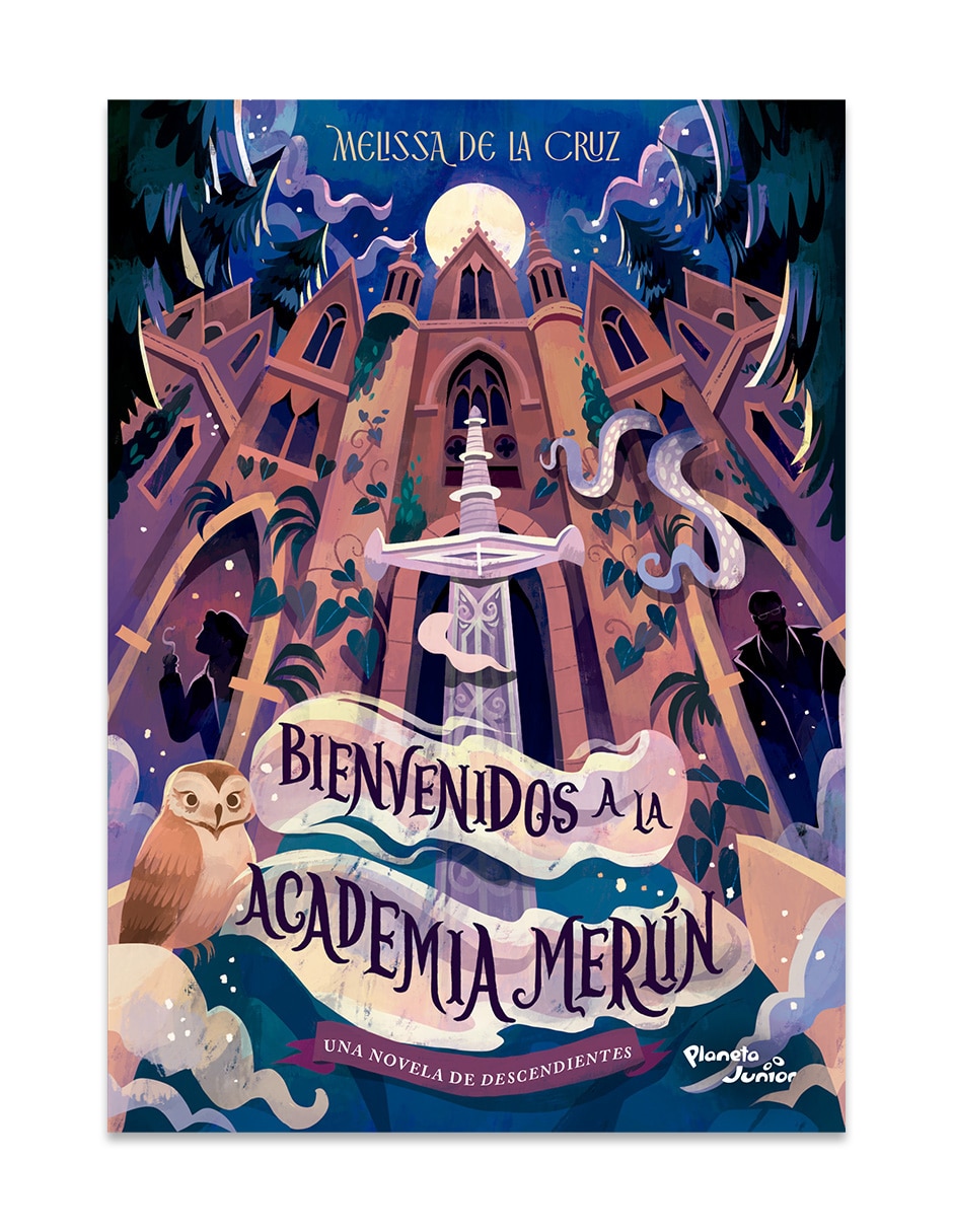 Libro Descendientes Academia Merlin De Disney