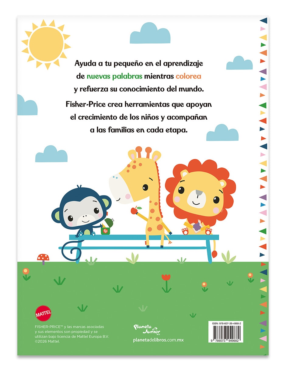 Libro Fp Mis Primeros Dibujos Para Colorear De Mattel Europa B V 2