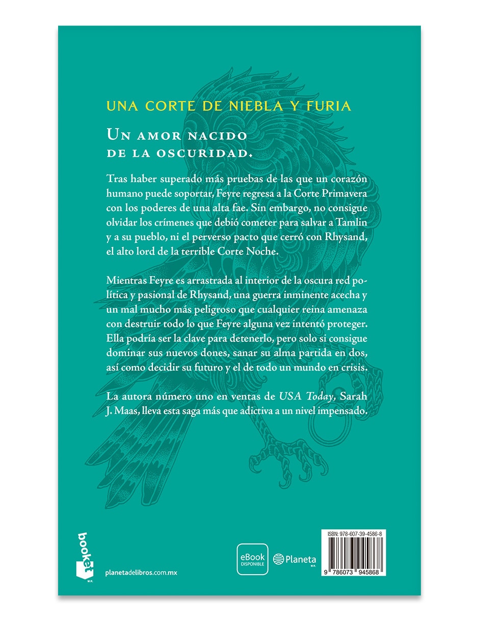 Libro Una Corte De Niebla Y Furia De Sarah J Maas
