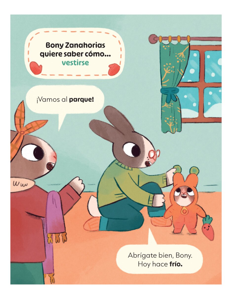 Libro Bony Zanahorias Quiere Saber Cómo... Vestirse De Parker Chris 3