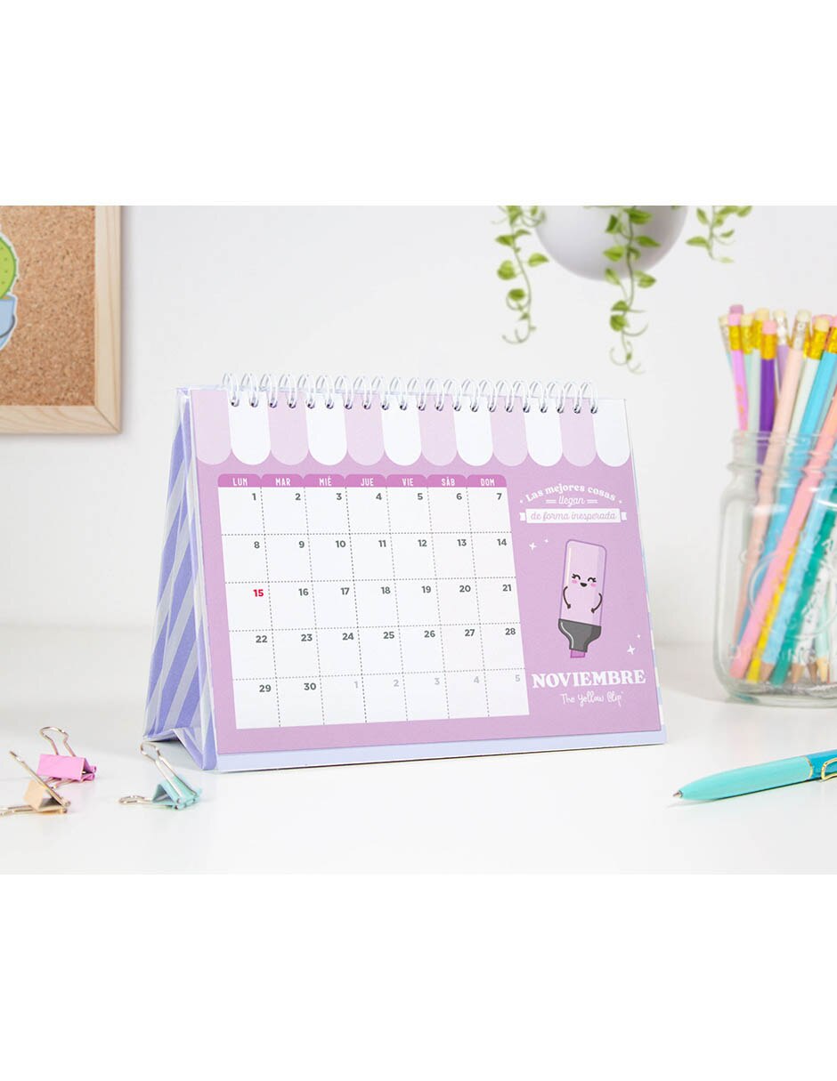 Calendario de escritorio mesa 5