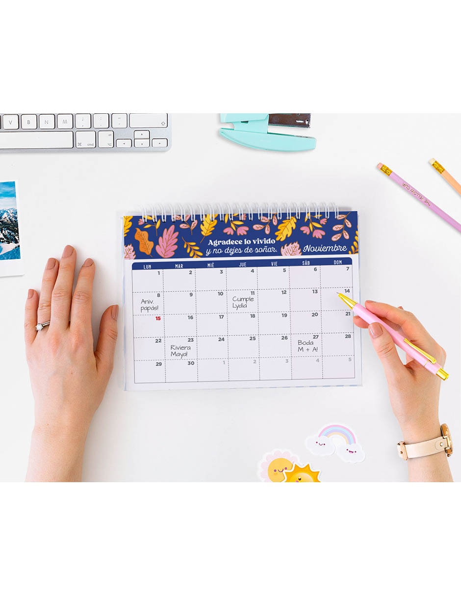 Calendario de escritorio mesa 2