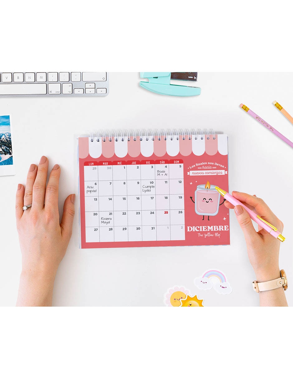 Calendario de escritorio mesa 2