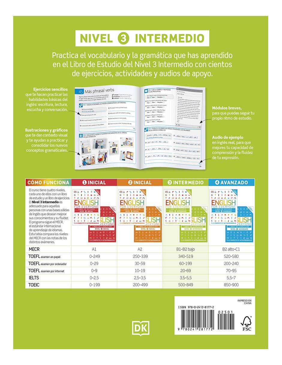 Libro EFE LIBRO DE EJERCICIOS NIVEL 2 INICIAL de DK 3