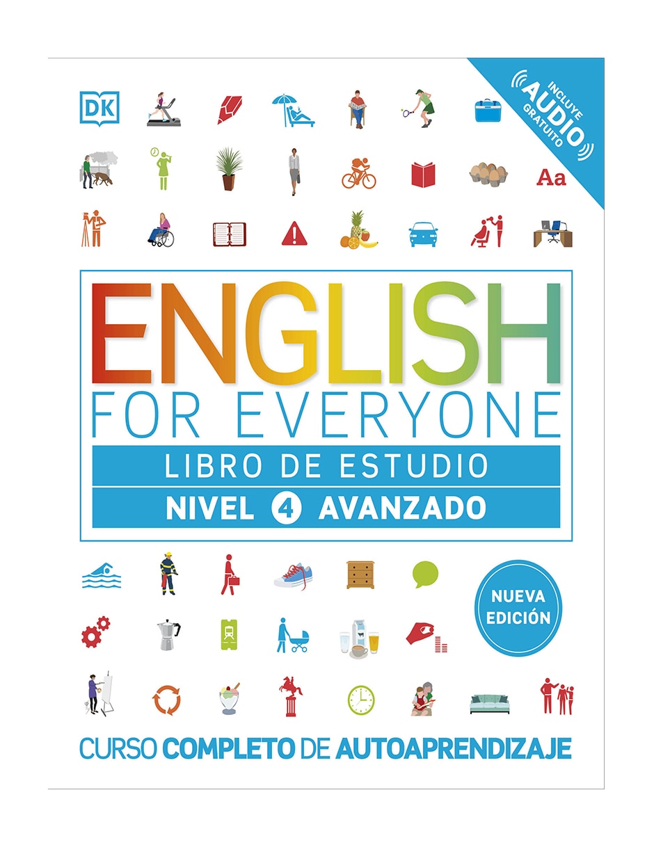 Libro English for Everyone - Libro de estudio (nivel 4 Avanzado) de DK
