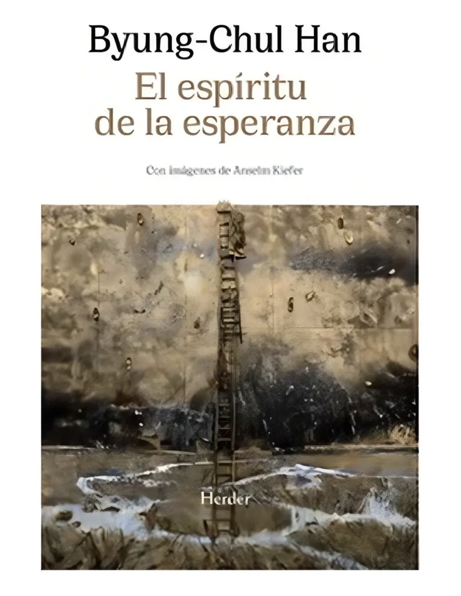 Libro El Espiritu De La Esperanza de Han Byung-Chul Libro El Espiritu De La Esperanza de Han Byung-Chul