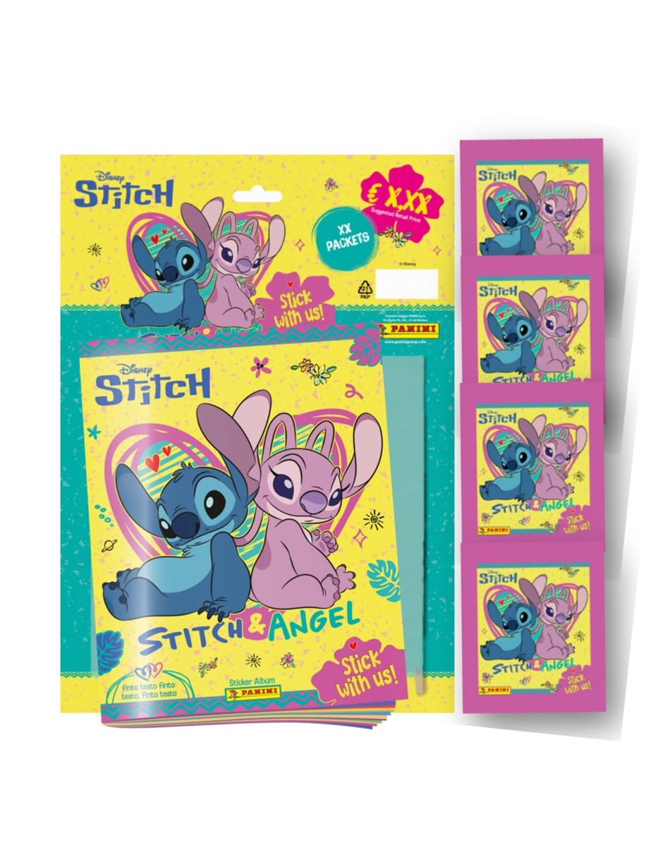 Álbum con estampas de Stich pasta blanda Álbum con estampas de Stich pasta blanda