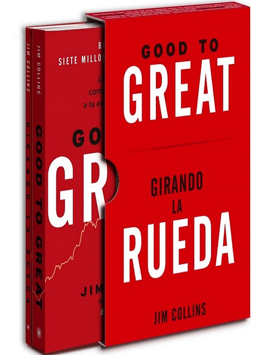 Libro Estuche Good To Great + Girando La Rueda De Jim Collins