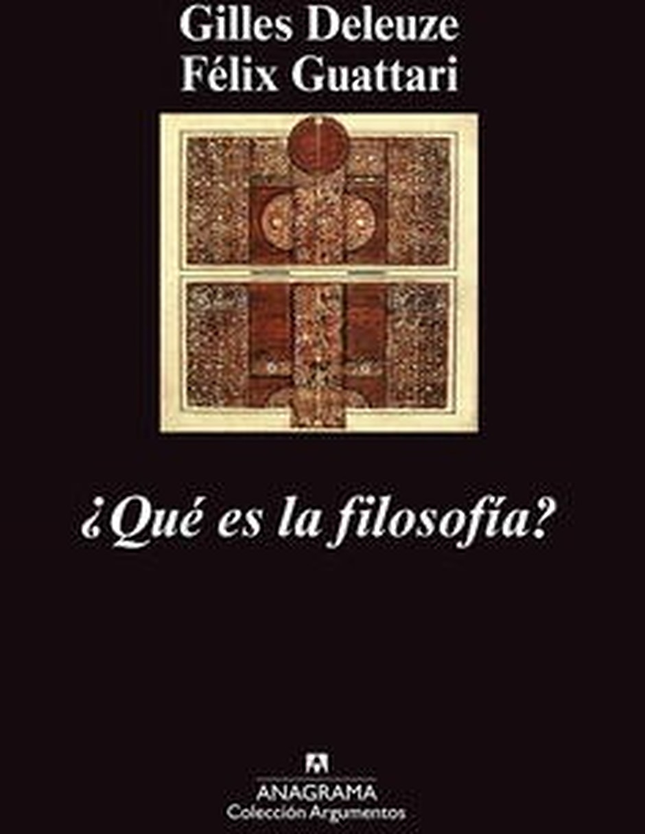 Libro ¿Qué Es La Filosofía? De Gilles Deleuze
