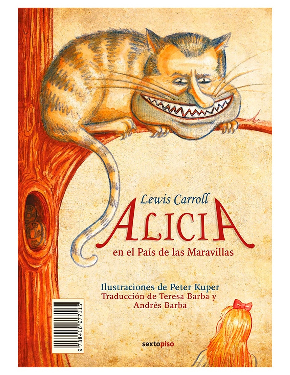 Libro alicia en el país de las maravillas / a través del espejo y lo que alicia encontró allí de lewis carroll