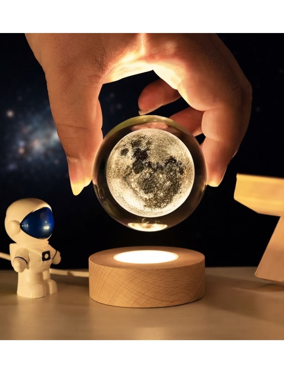 Lámpara 3d de luna 6