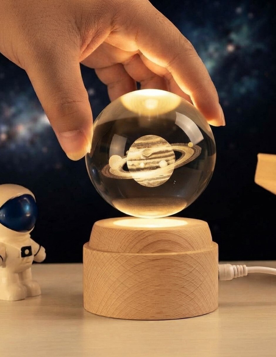 Lámpara 3d de planeta 6